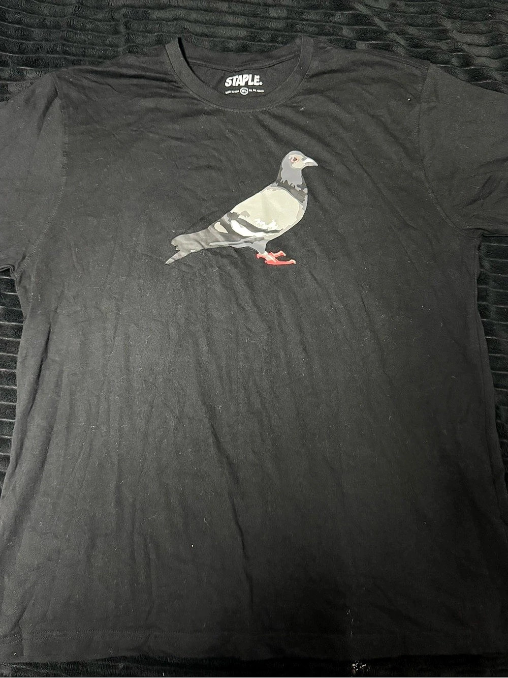 Staple Pigeon Graphic Tee in Black XL